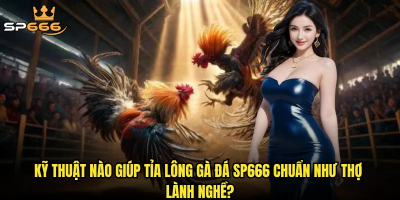 Kỹ thuật nào giúp tỉa lông gà đá Sp666 chuẩn như thợ lành nghề?