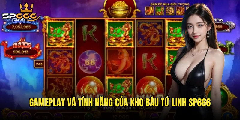 Kho báu tứ linh tại Sp666 có jackpot khổng lồ như quảng cáo? 2 Gameplay và tính năng của Kho báu tứ linh Sp666