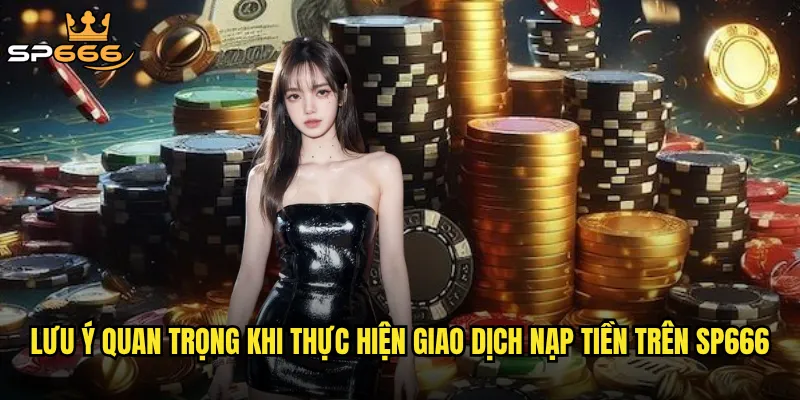 Lưu ý quan trọng khi thực hiện giao dịch nạp tiền trên Sp666
