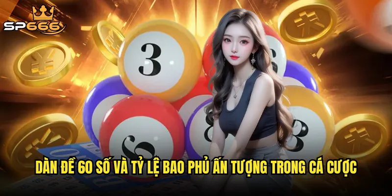 Dàn đề 60 số và tỷ lệ bao phủ ấn tượng trong cá cược