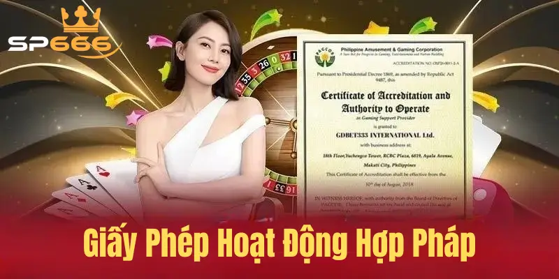 Giấy phép hoạt động hợp pháp